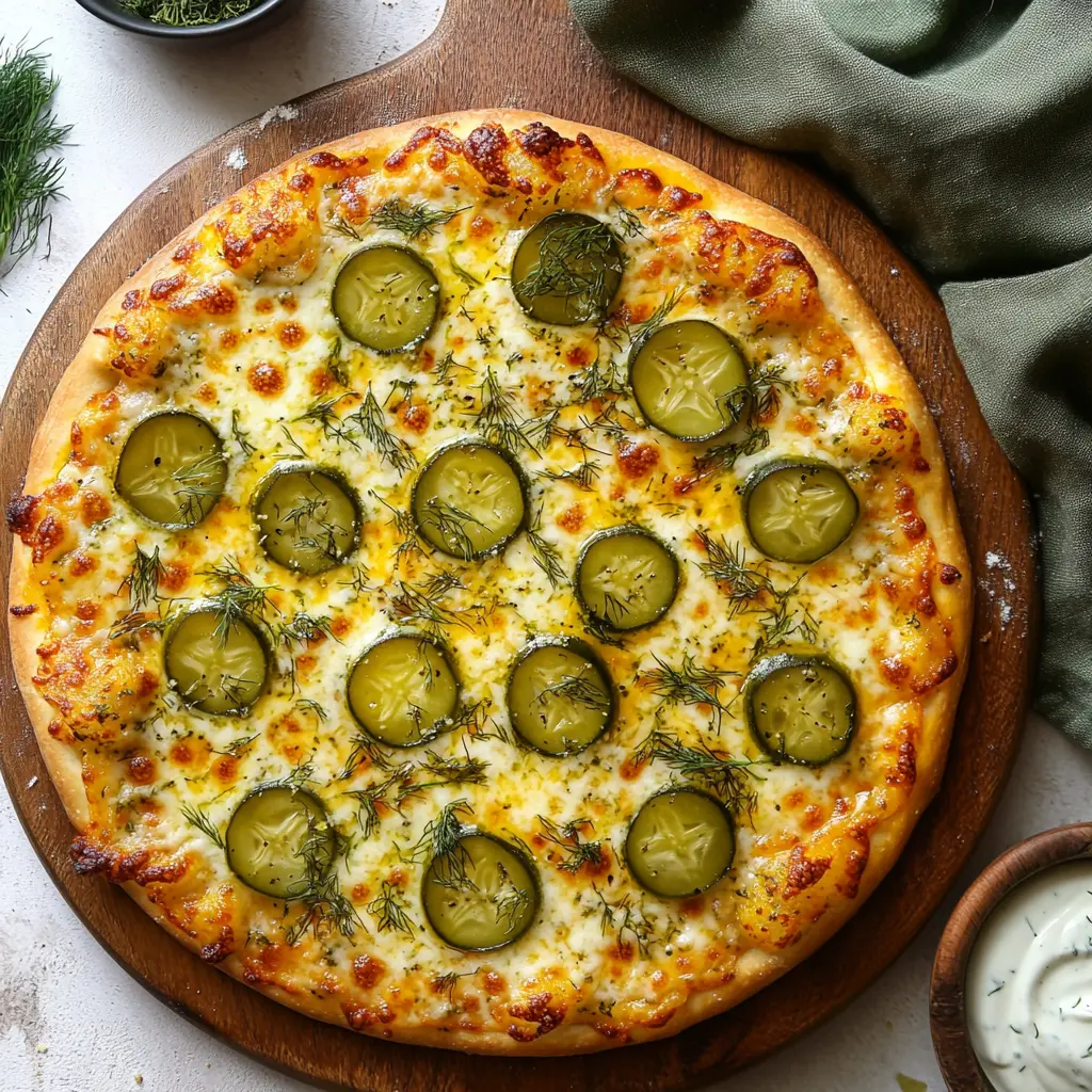 Pickle pie pizza