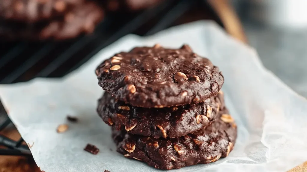 No Bake Chocolate Oatmeal Cookies