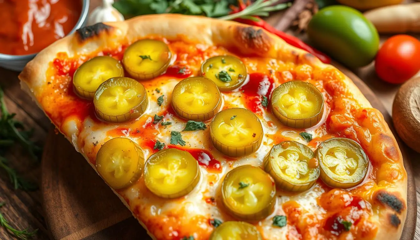 Pickle pie pizza