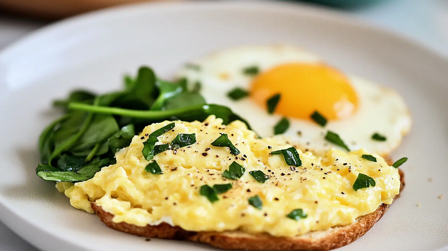 protein scrambled egg