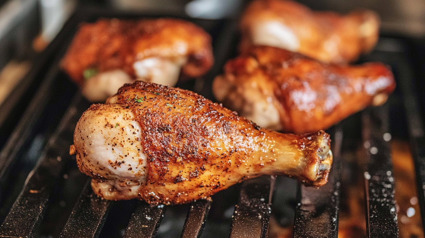 smocked chicken legs